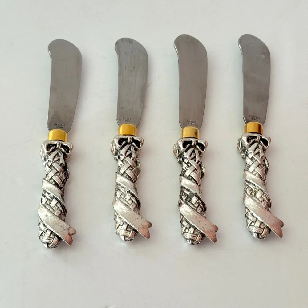 Vintage Arthur Court Weave Spreaders set of 4